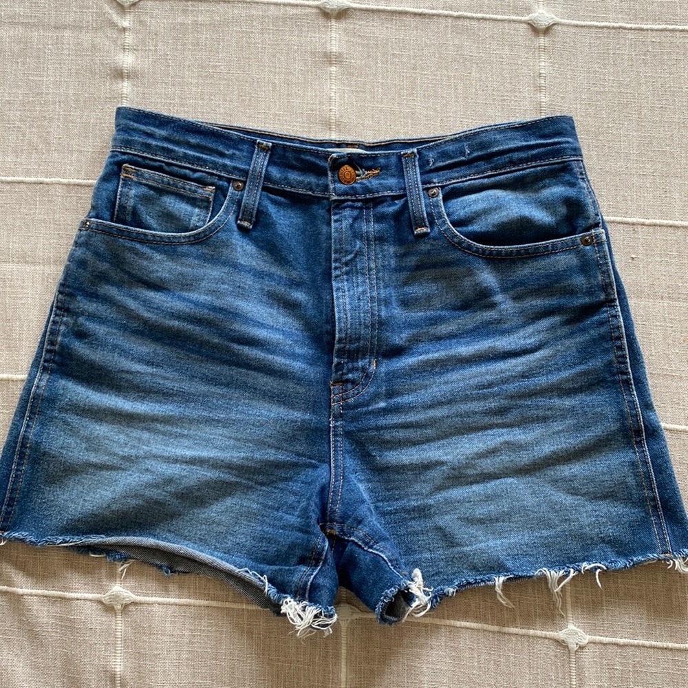 Madewell The Perfect Jean Short in Ullman Wash size 28